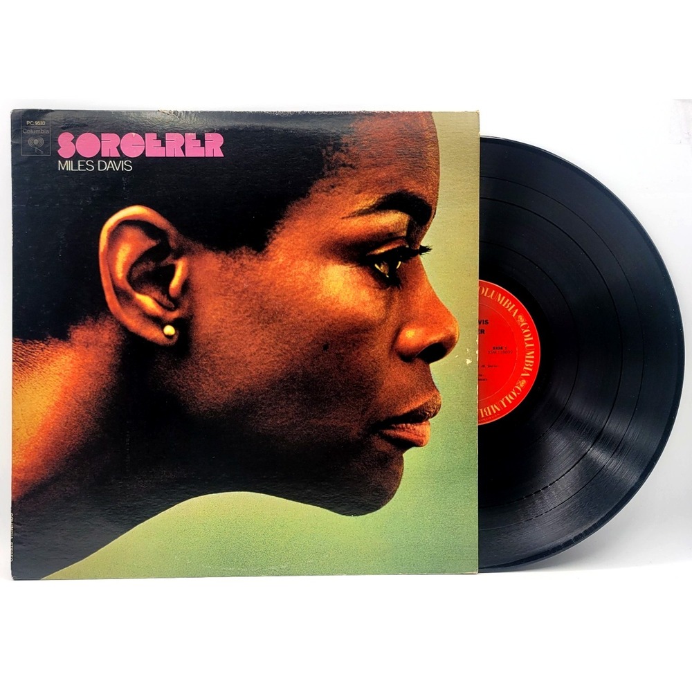 MILES DAVIS - SORCERER - JAZZ LP RECORD COLUMBIA
